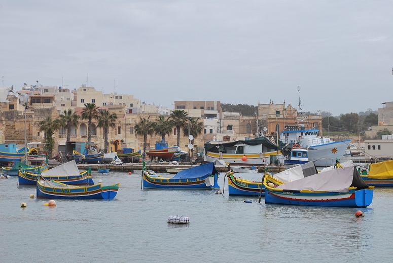 A luzzu - traditional fishing boat